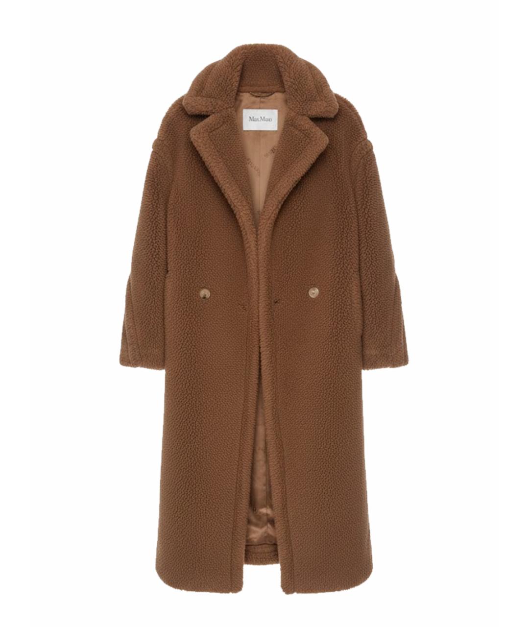 MAX MARA Оранжевое шерстяное пальто, фото 1