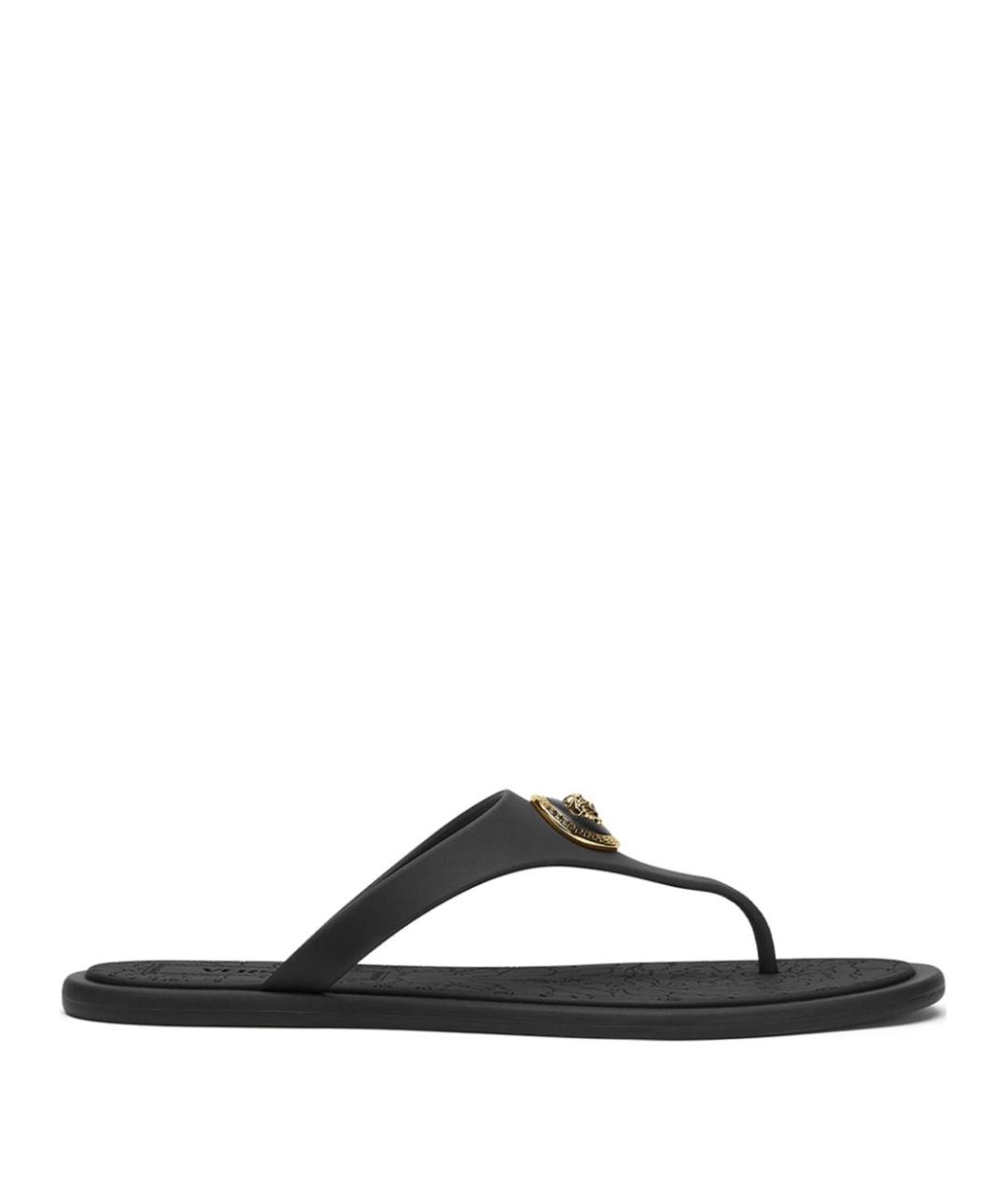 VERSACE Черные шлепанцы, фото 1
