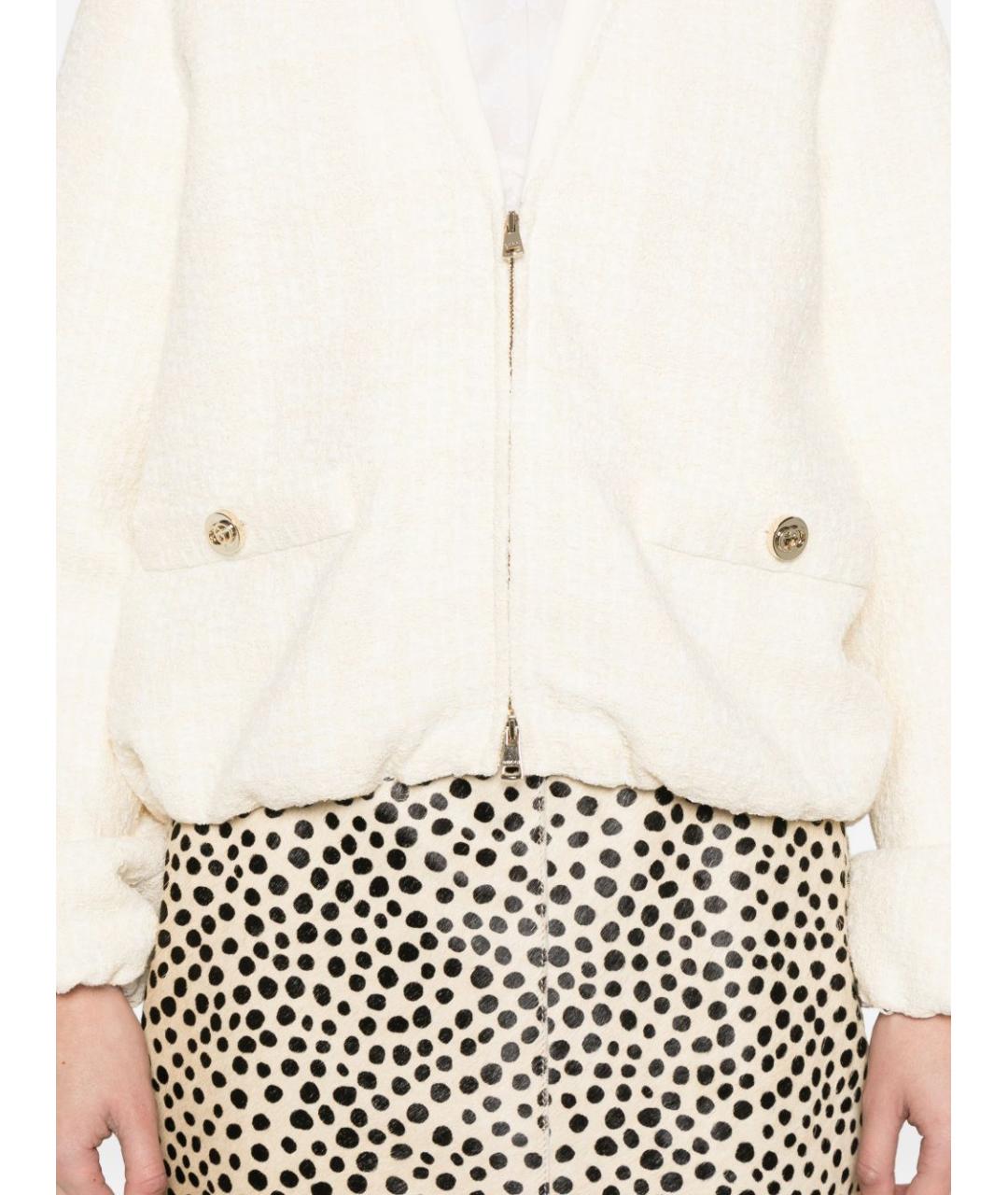 GUCCI Бежевая хлопковая куртка, фото 2