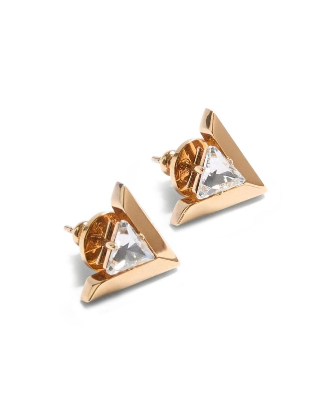 VALENTINO Золотые металлические серьги, фото 2