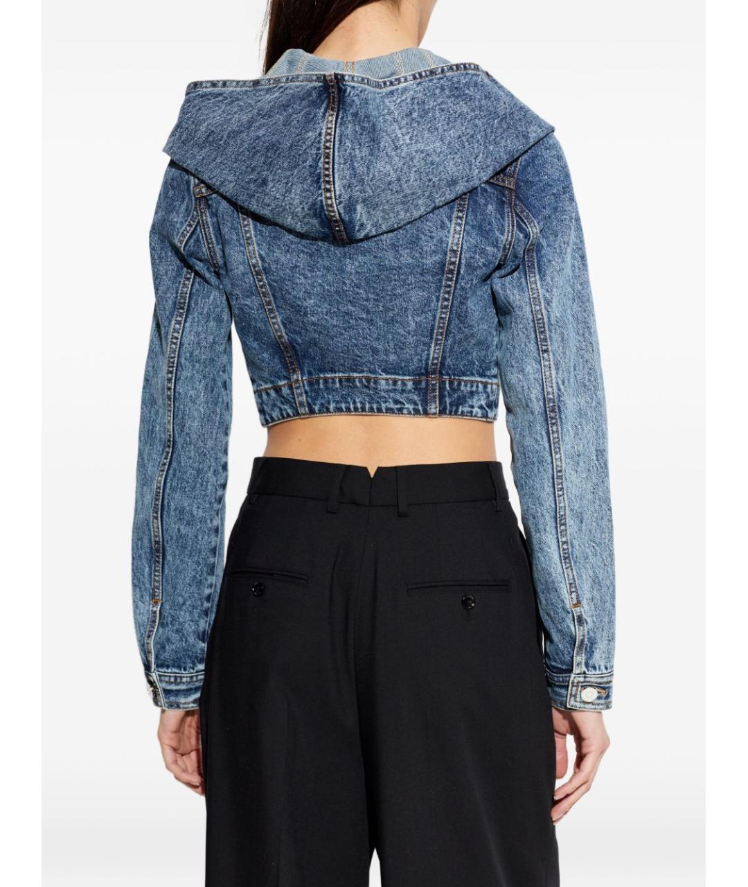 ALAIA Голубая хлопковая куртка, фото 5