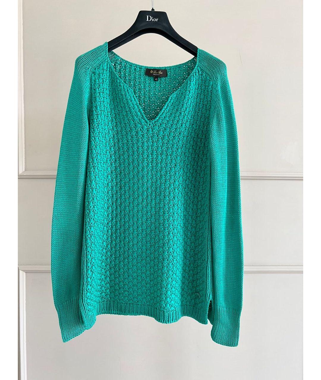 LORO PIANA Зеленый джемпер / свитер, фото 8