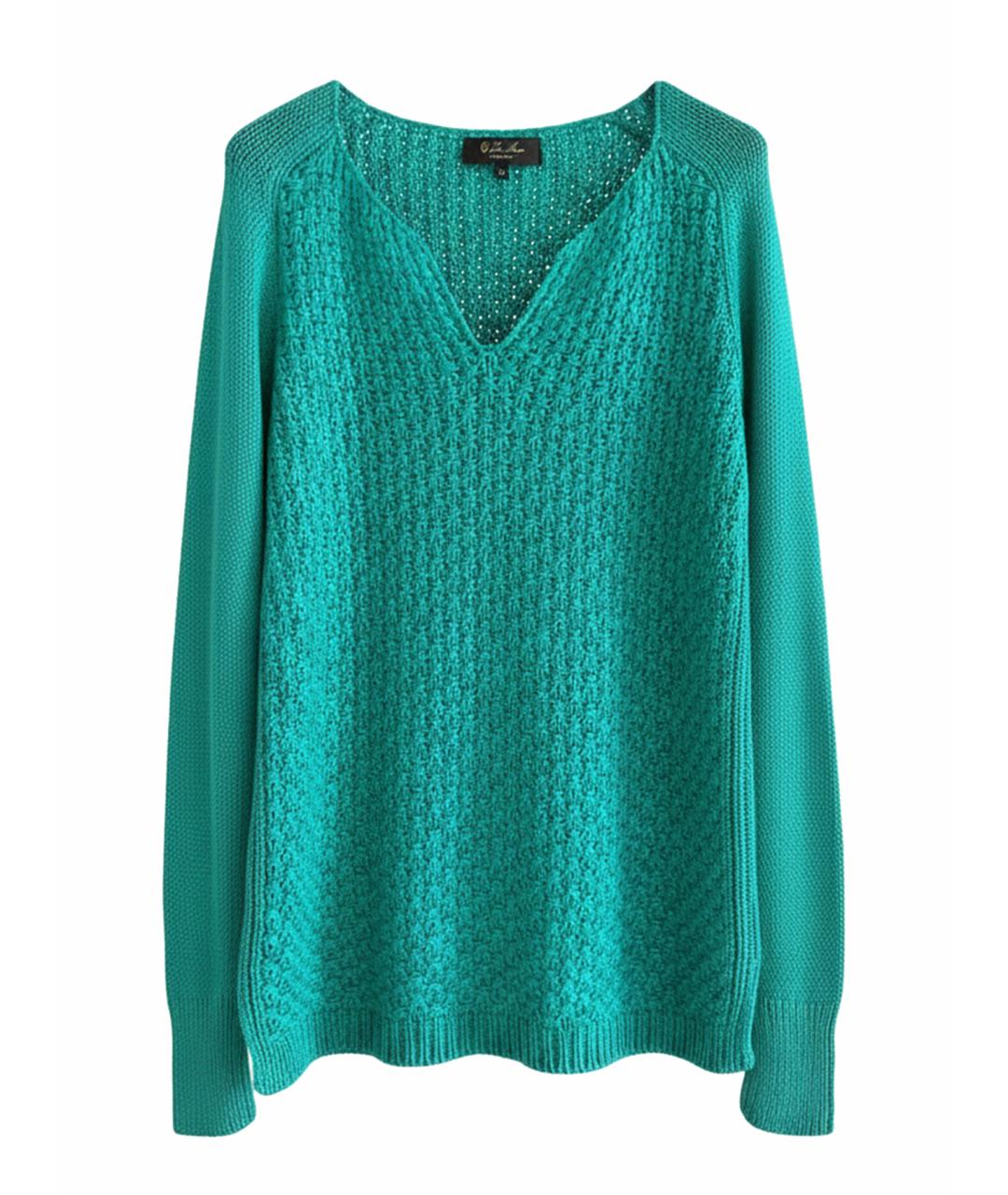 LORO PIANA Зеленый джемпер / свитер, фото 1