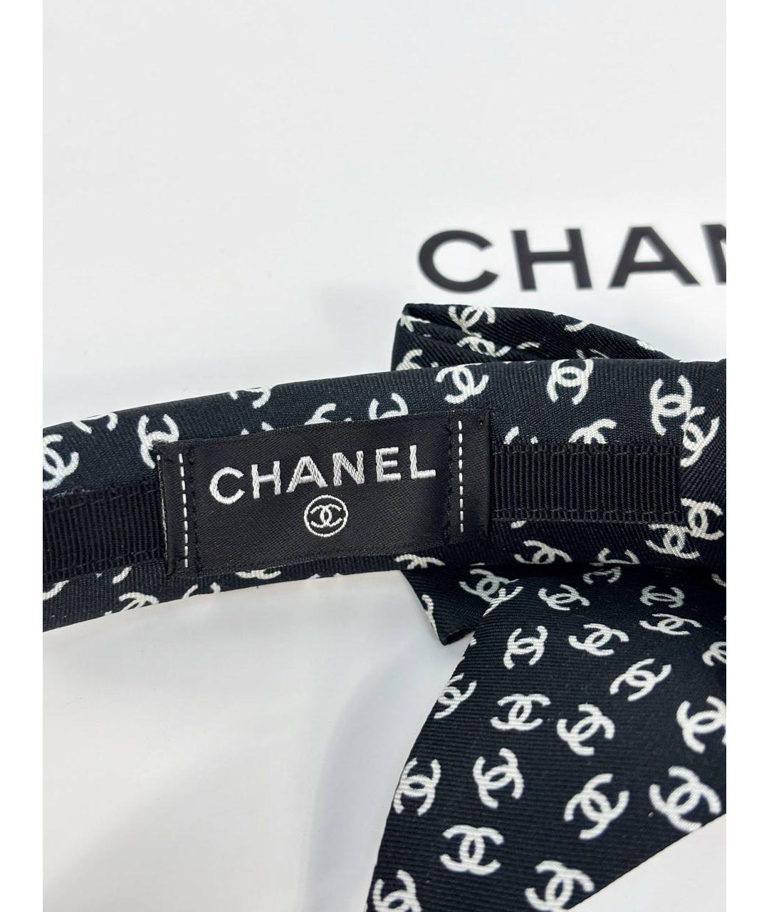 CHANEL Черный ободок, фото 4