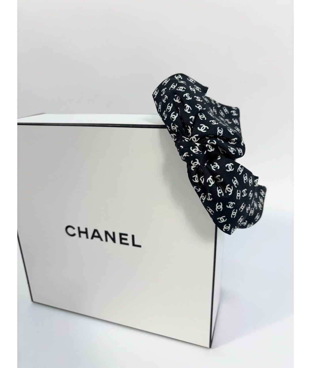 CHANEL Черный ободок, фото 5