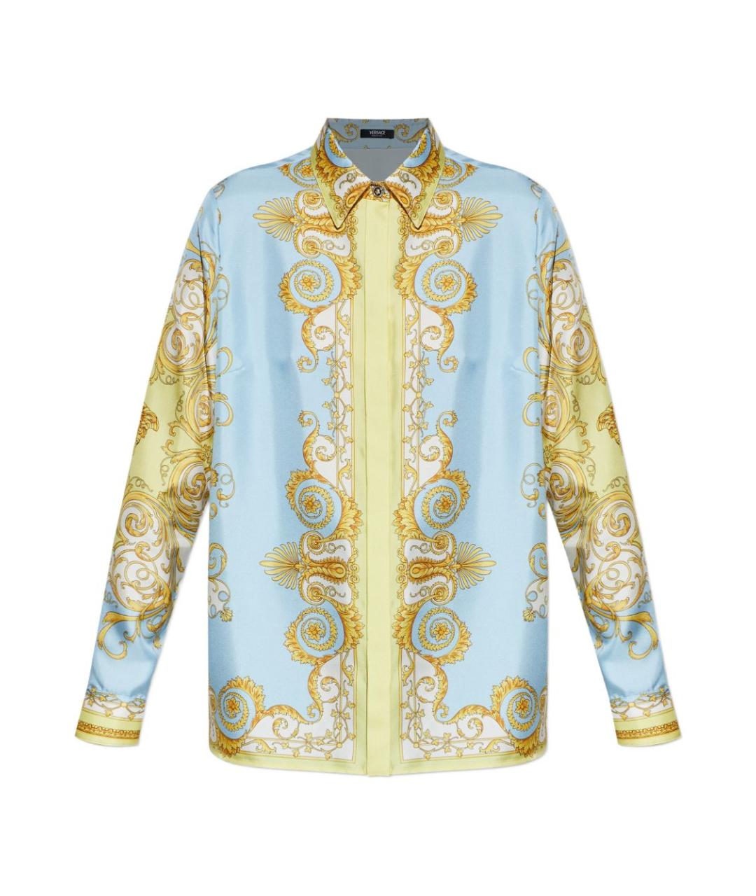 VERSACE Мульти шелковая рубашка, фото 1