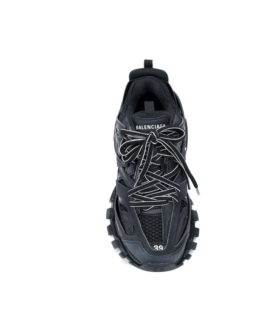 BALENCIAGA Черные текстильные кроссовки, фото 4