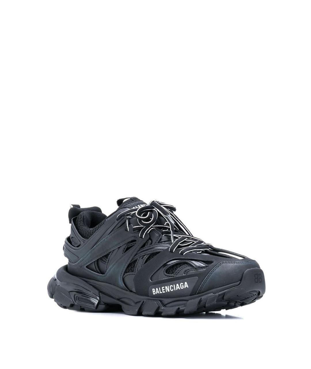 BALENCIAGA Черные текстильные кроссовки, фото 2