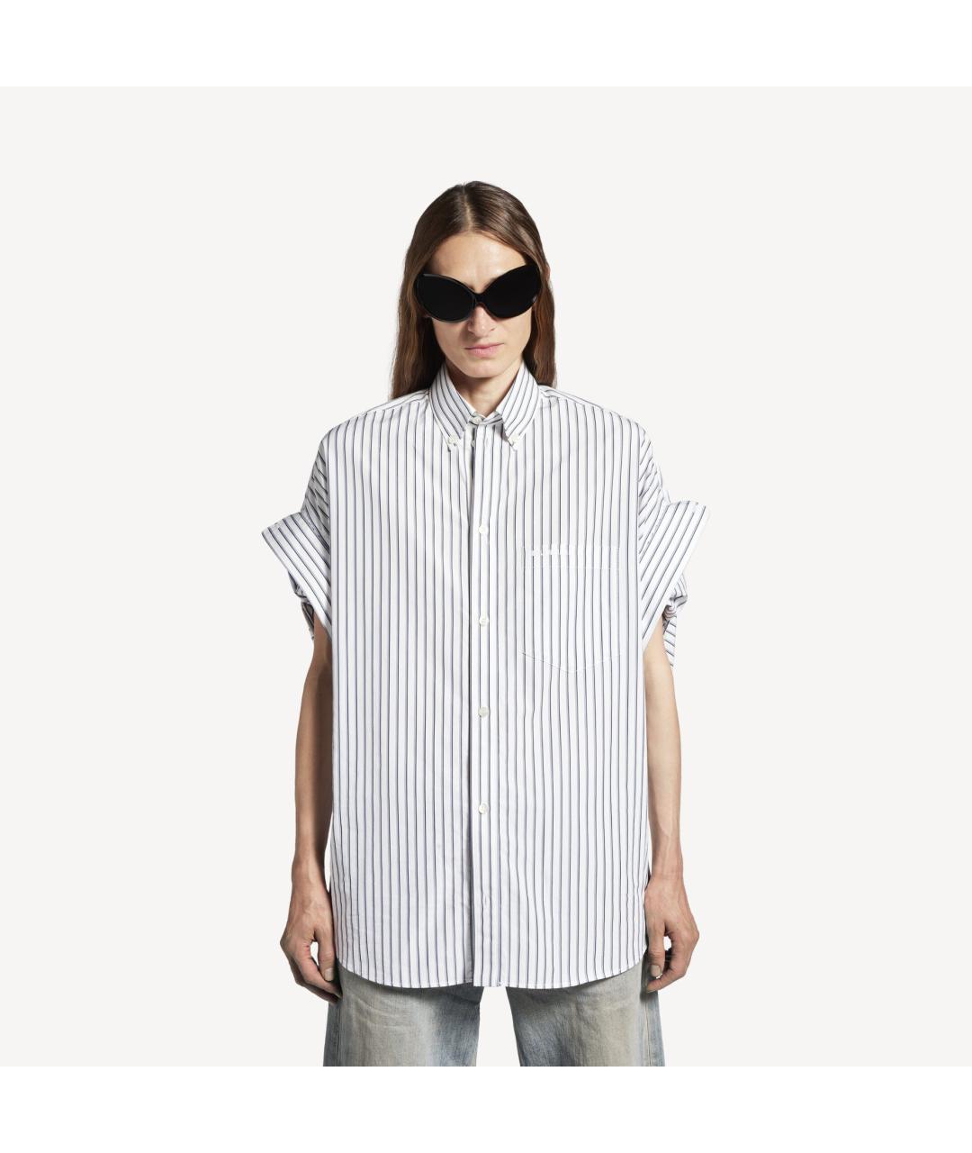 BALENCIAGA Мульти хлопковая рубашка, фото 5