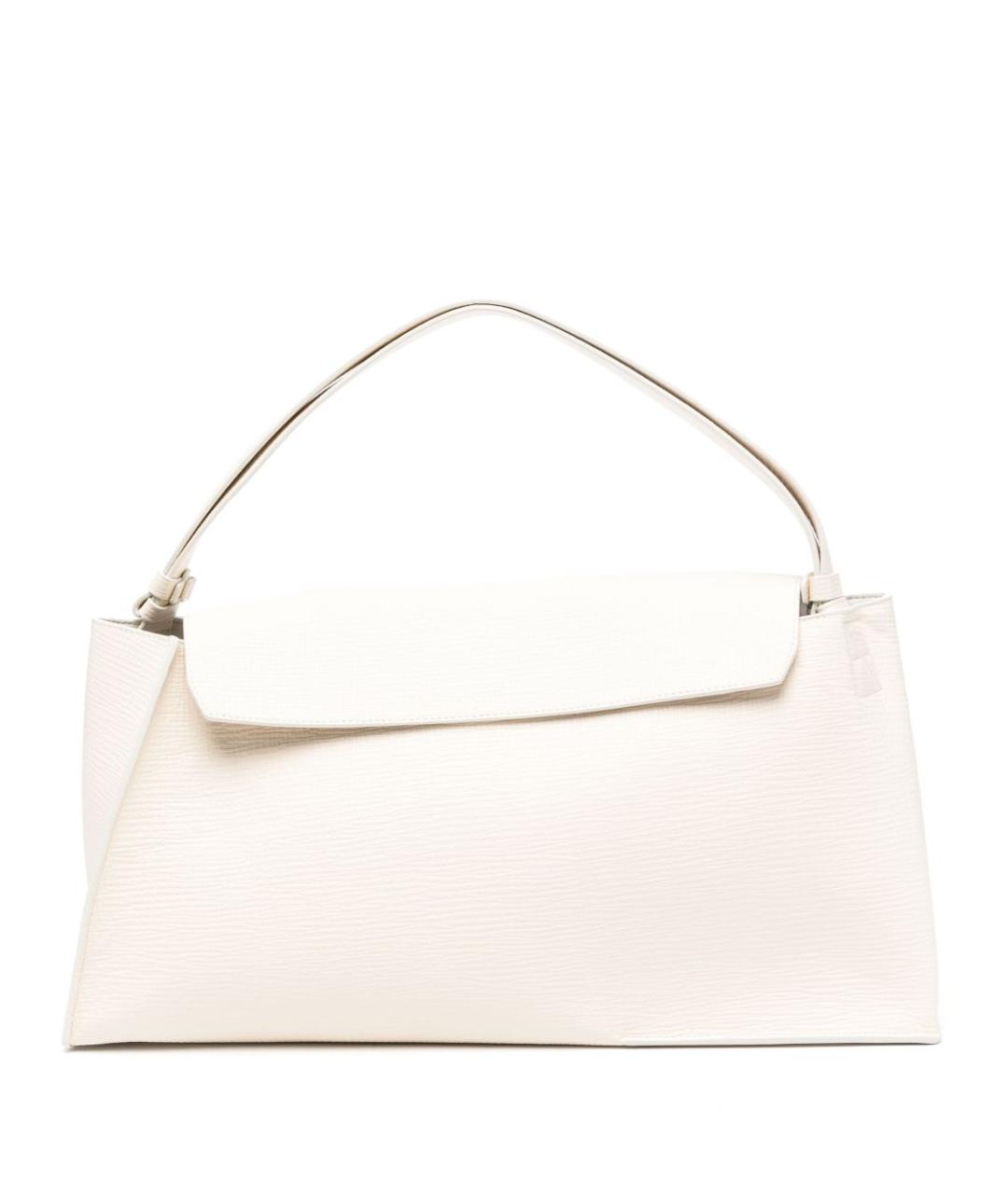 STUDIO NICHOLSON Белая кожаная сумка тоут, фото 1