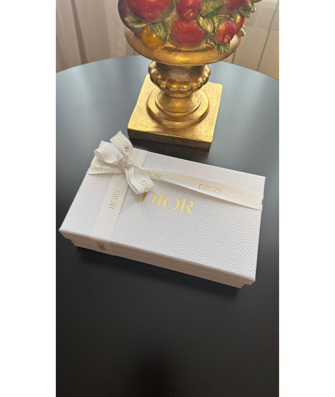 CHRISTIAN DIOR Белый кожаный ремень, фото 5