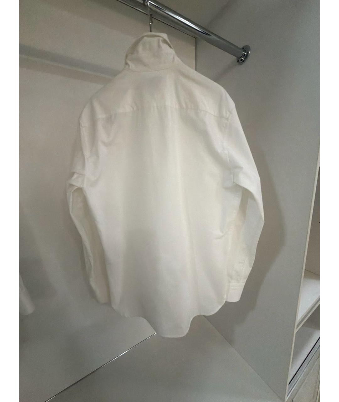 BOTTEGA VENETA Белая хлопковая рубашка, фото 2