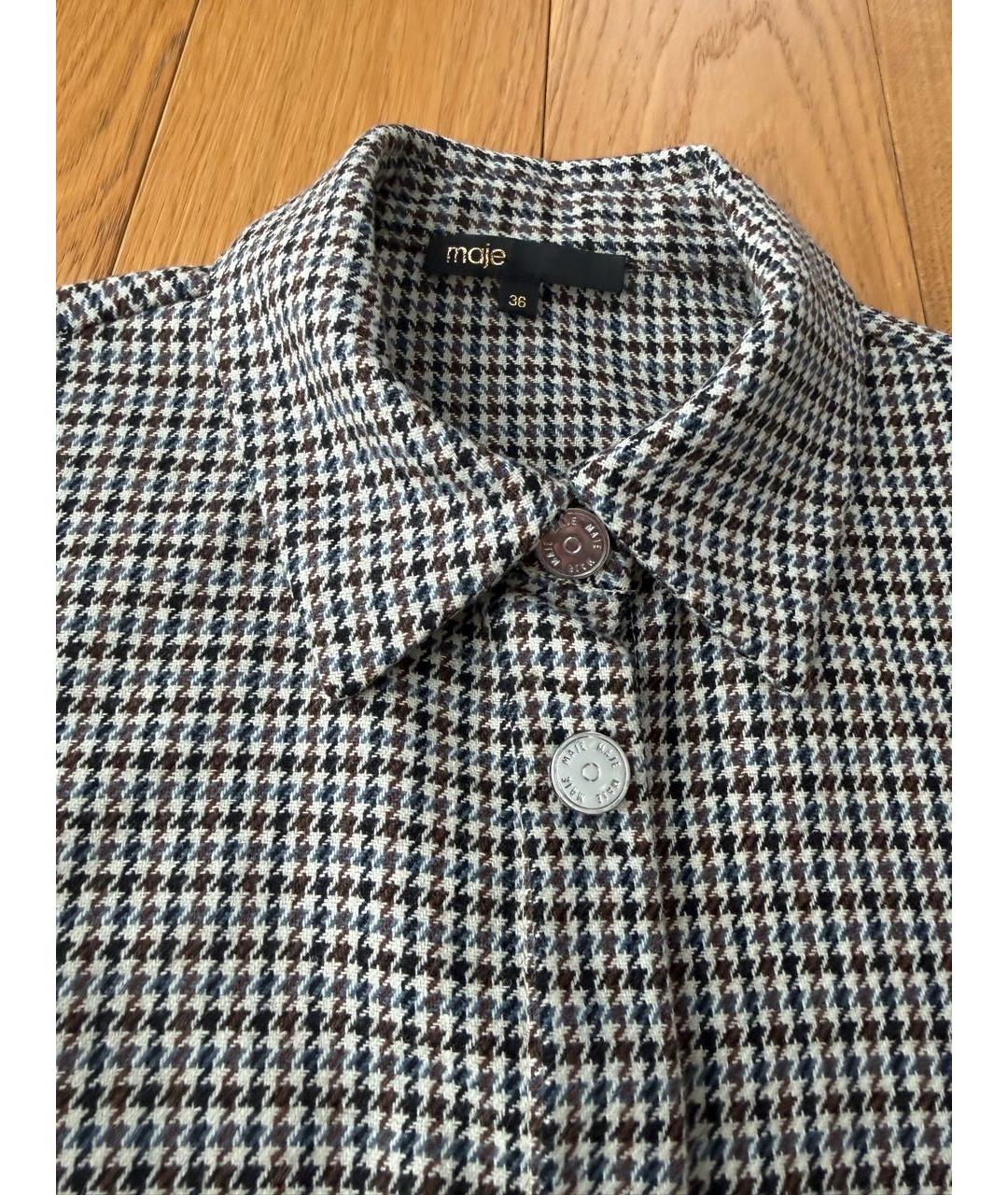 MAJE Коричневый шерстяной комбинезон, фото 3