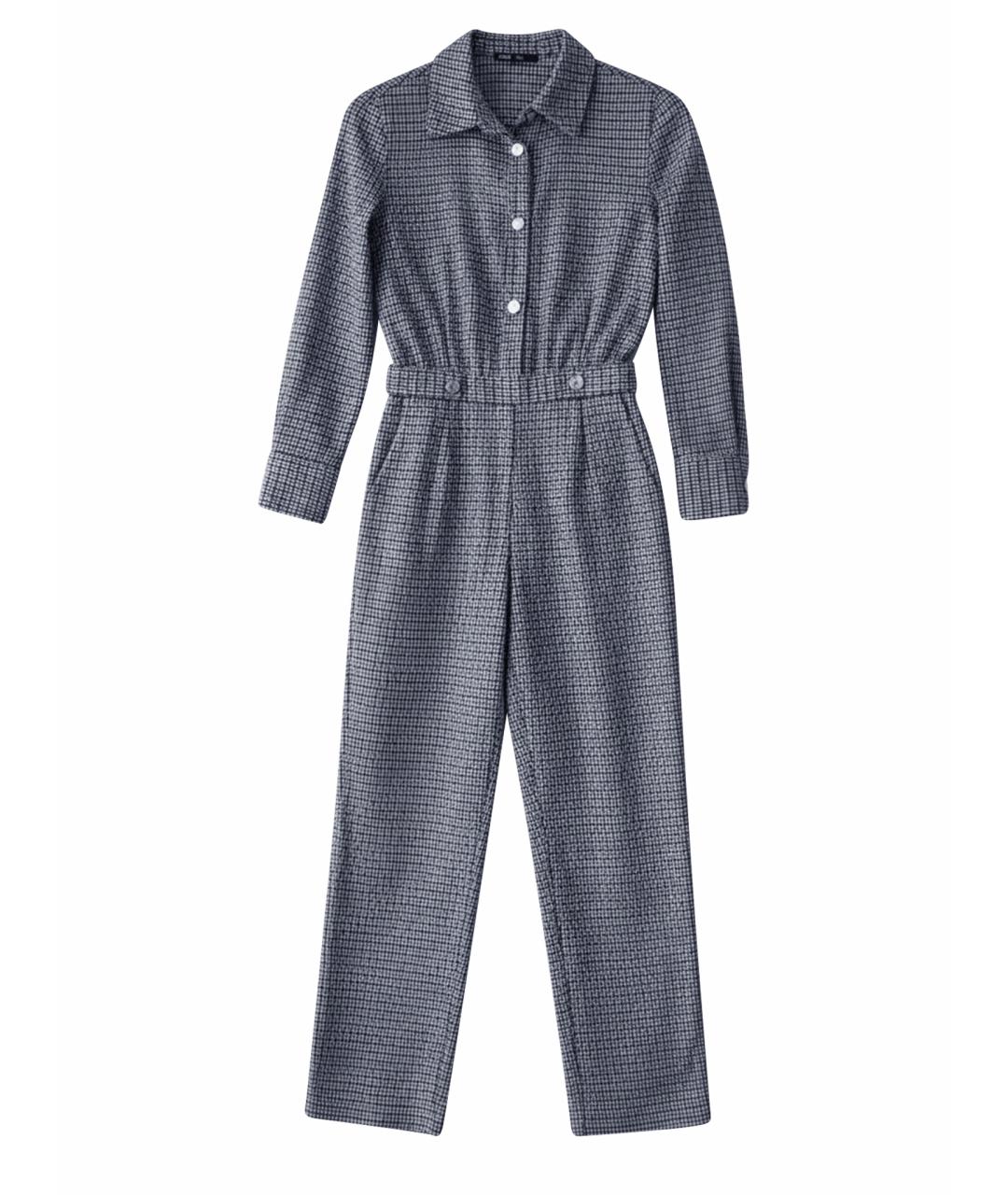 MAJE Коричневый шерстяной комбинезон, фото 1