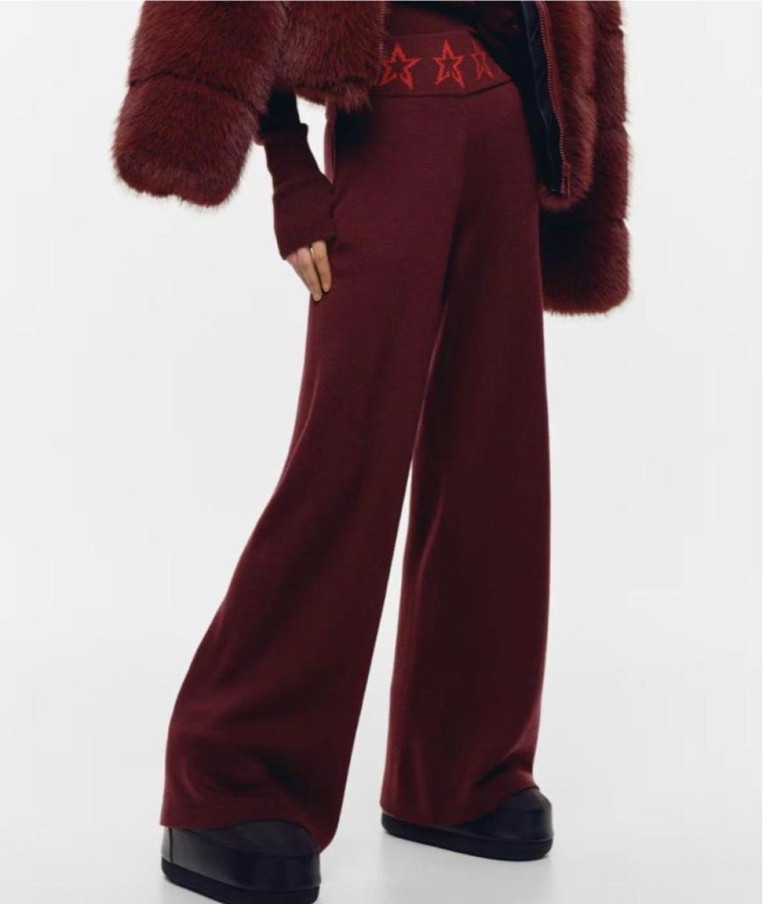 PERFECT MOMENT Бордовый шерстяной костюм с брюками, фото 6