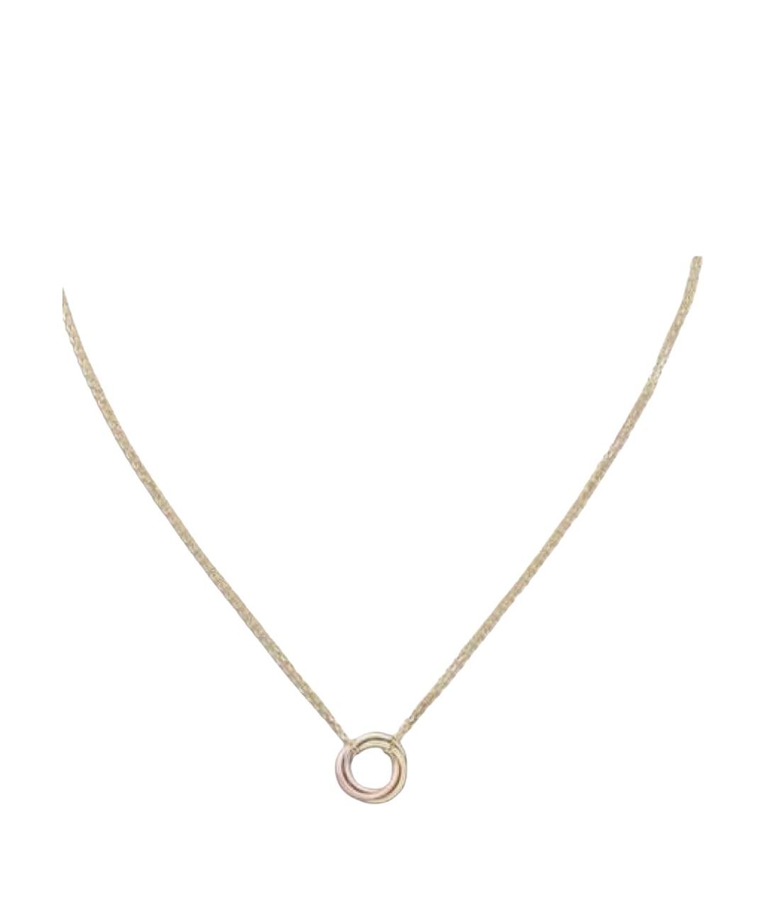 CARTIER Золотое колье из желтого золота, фото 1