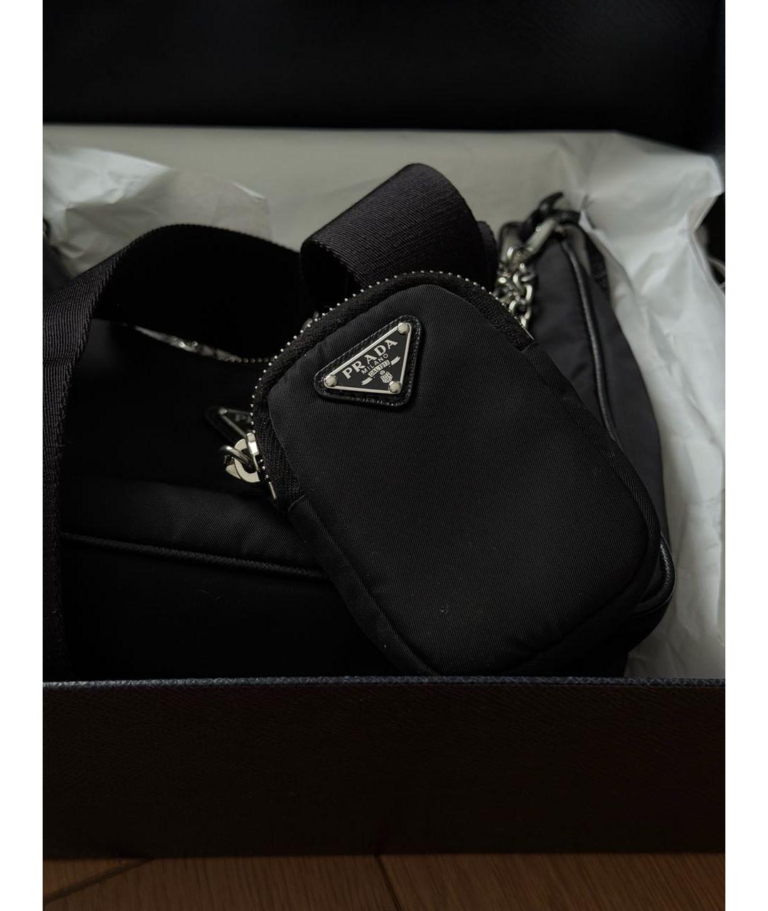 PRADA Черная сумка с короткими ручками, фото 7