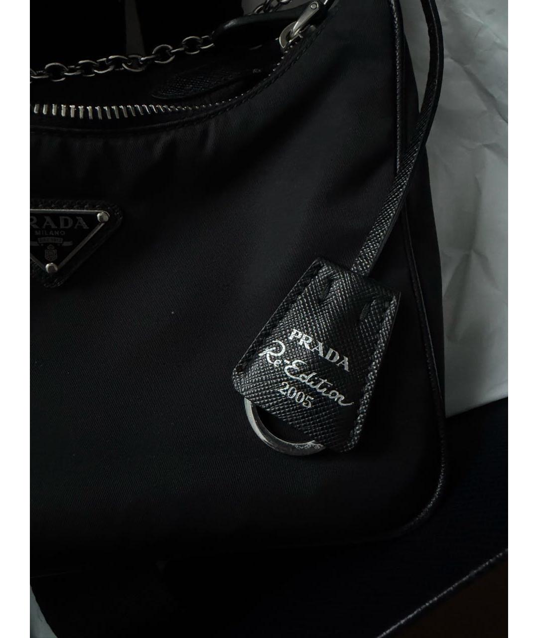 PRADA Черная сумка с короткими ручками, фото 5
