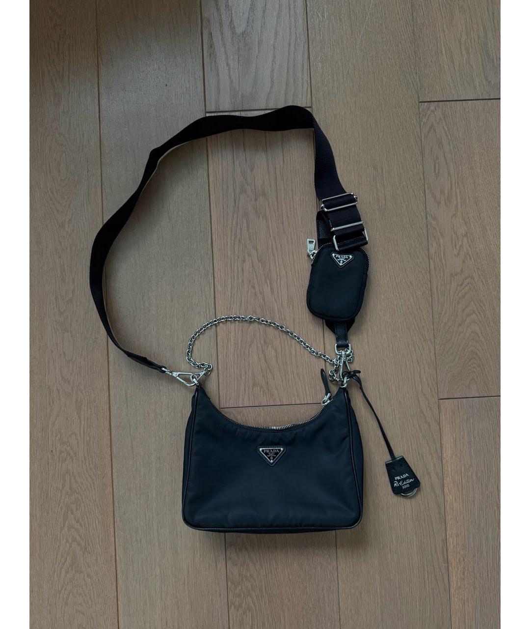 PRADA Черная сумка с короткими ручками, фото 9