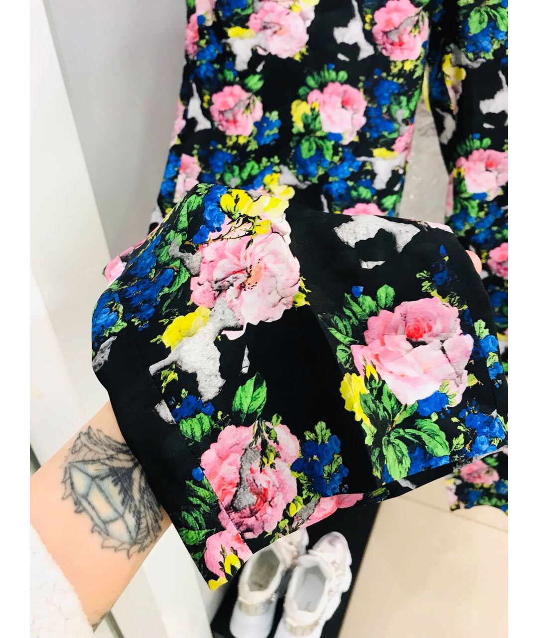 MSGM Мульти шелковые прямые брюки, фото 4