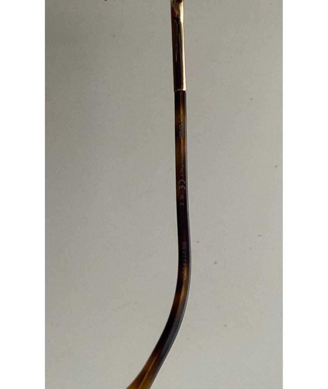 FENDI Зеленые пластиковые солнцезащитные очки, фото 5