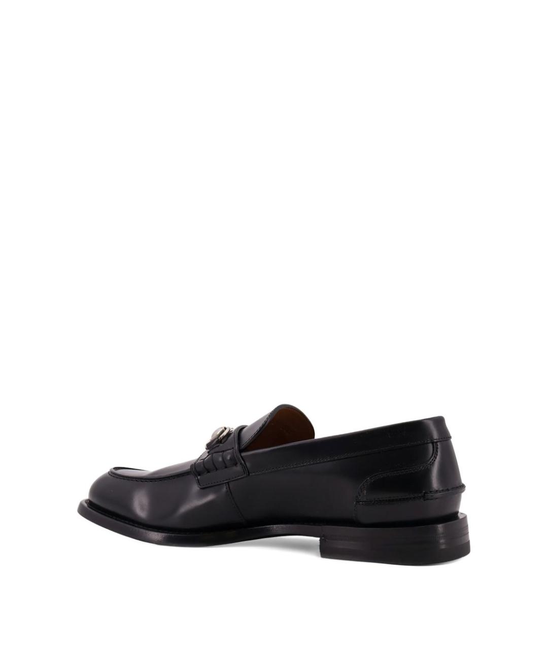 GUCCI Черные кожаные лоферы, фото 4
