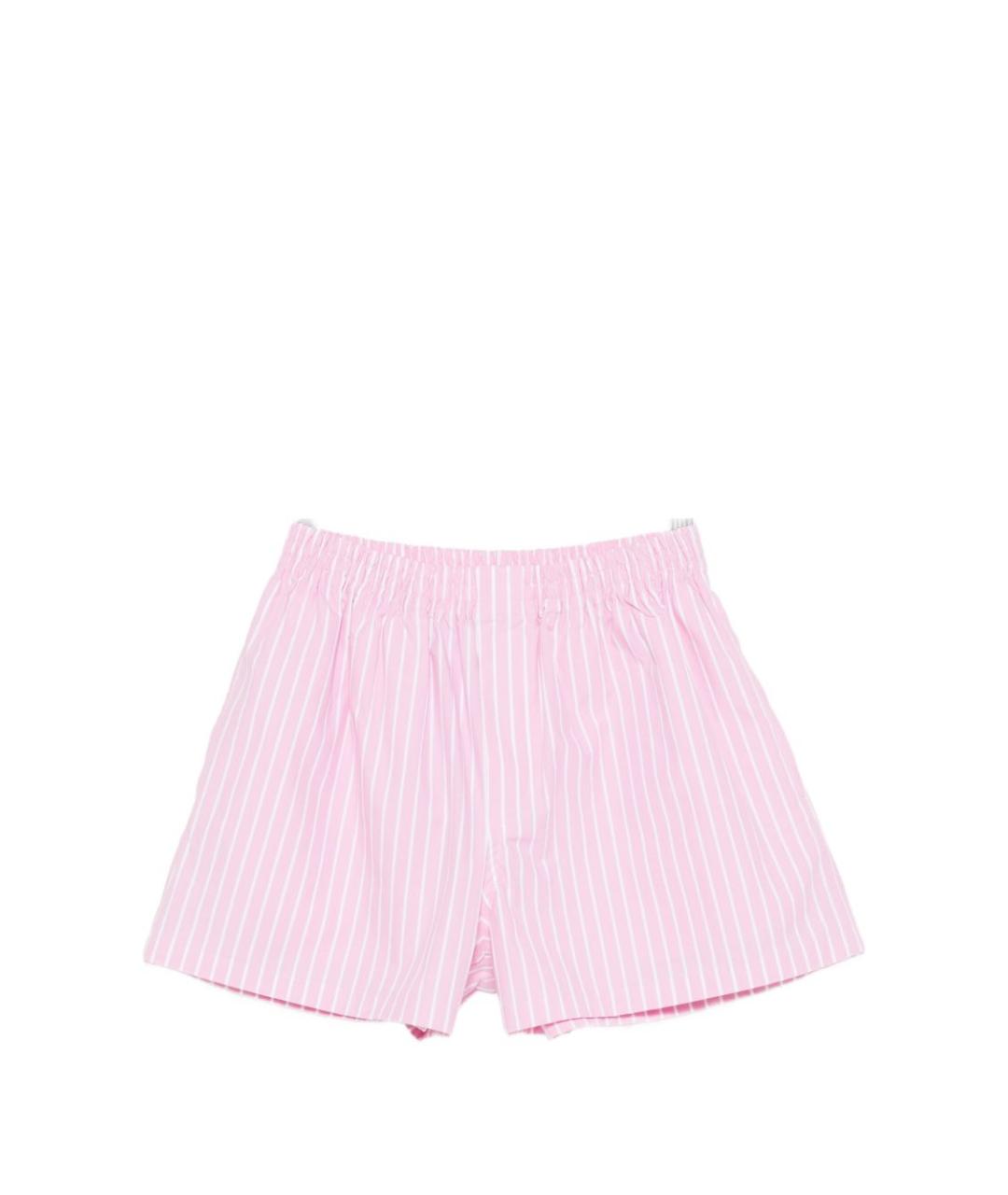 BALENCIAGA Розовые хлопковые шорты, фото 1