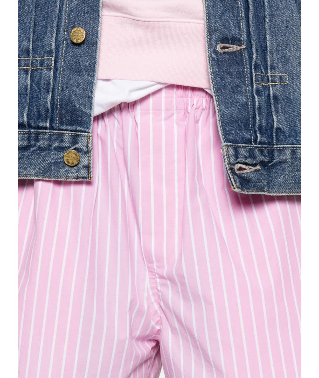 BALENCIAGA Розовые хлопковые шорты, фото 3