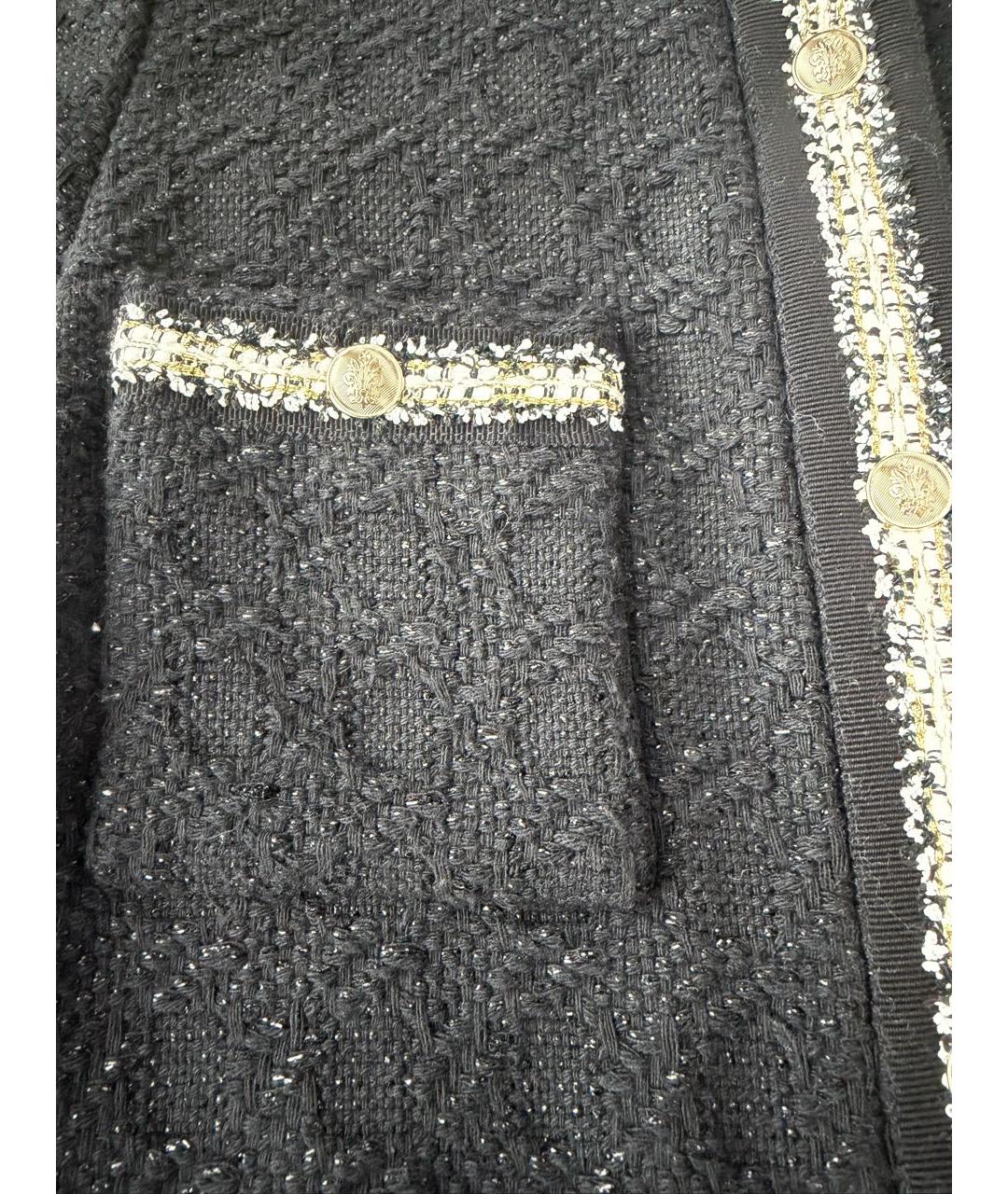 MAJE Черный хлопковый комбинезон, фото 4