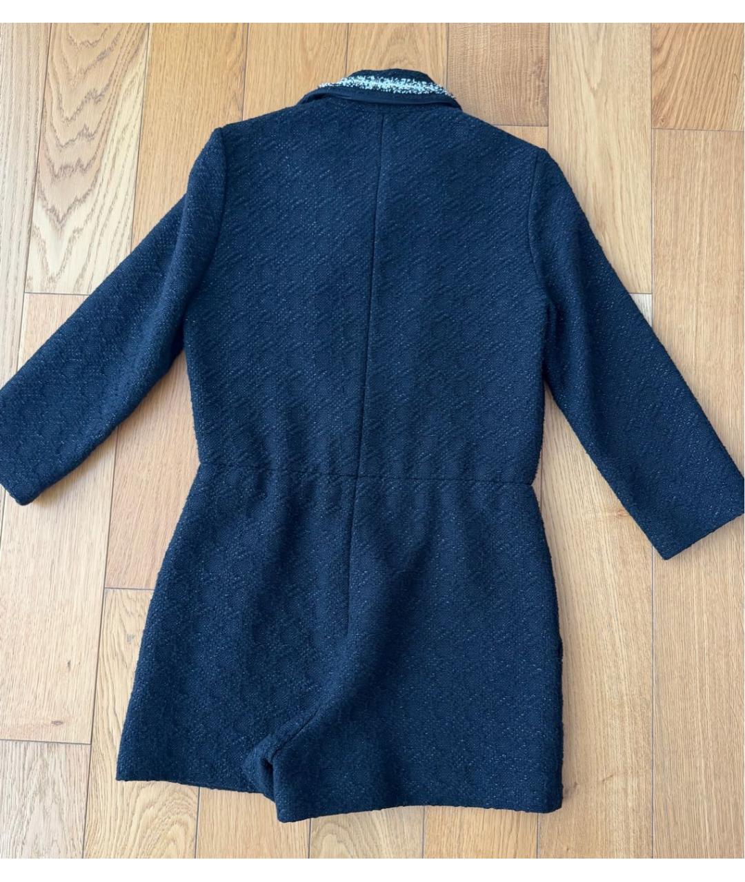 MAJE Черный хлопковый комбинезон, фото 2