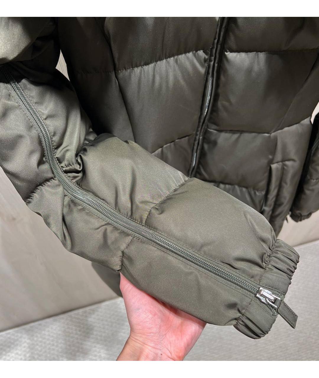PRADA Хаки пуховик, фото 7