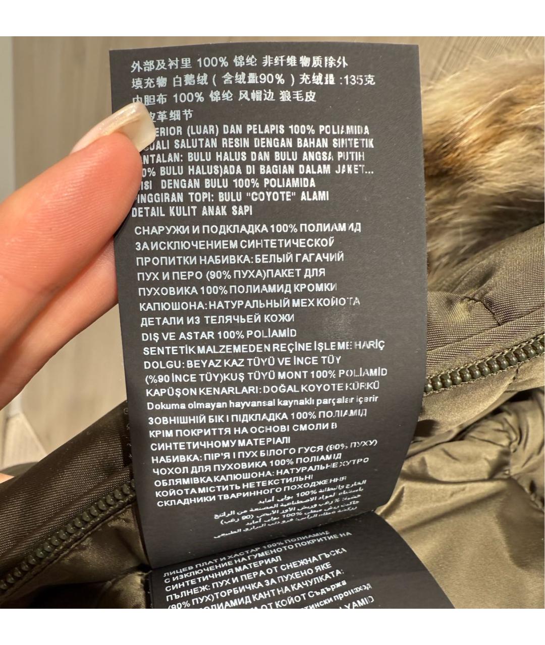 PRADA Хаки пуховик, фото 6