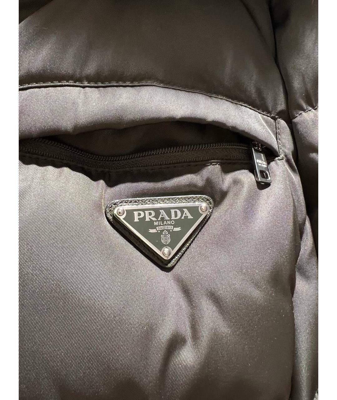 PRADA Хаки пуховик, фото 4