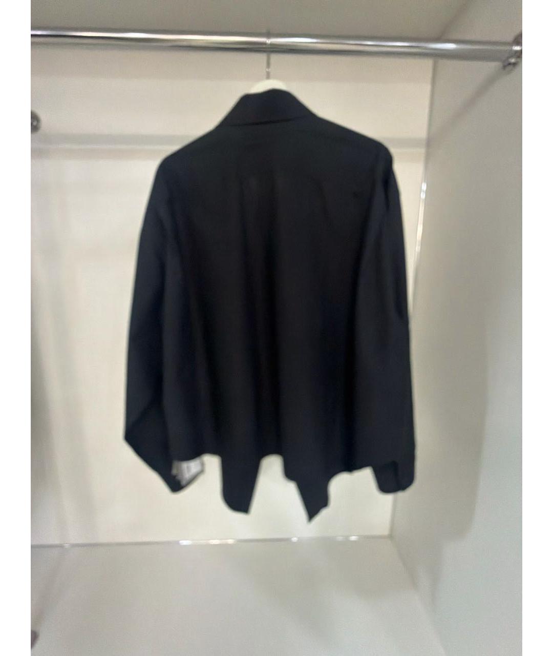 BALENCIAGA Черная хлопковая рубашка, фото 2