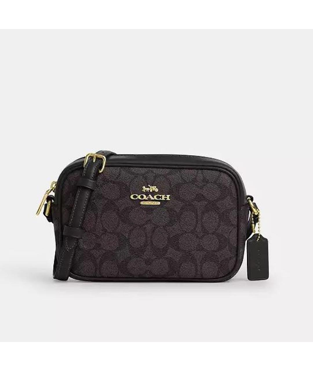 COACH Коричневая сумка через плечо, фото 9