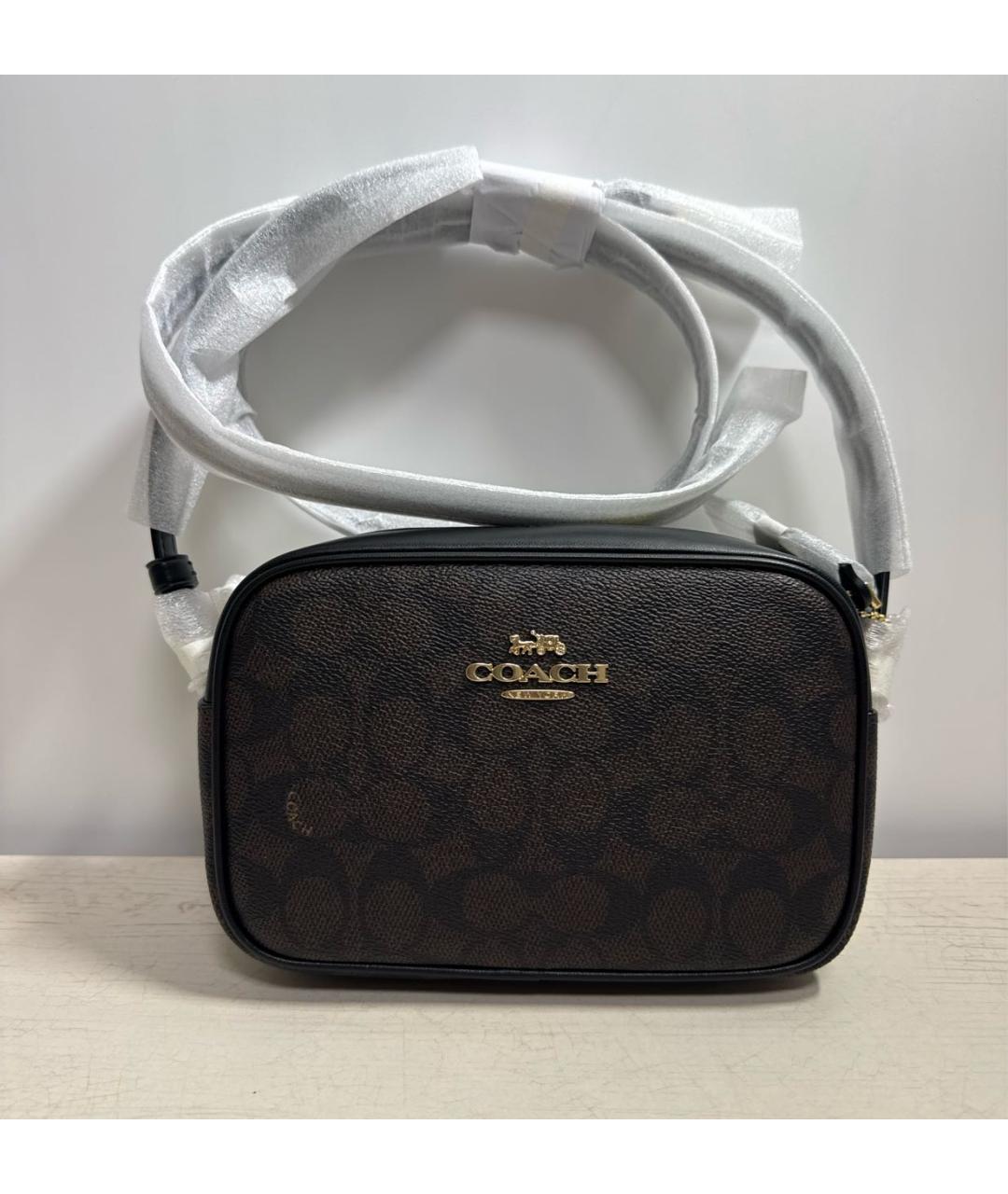 COACH Коричневая сумка через плечо, фото 3