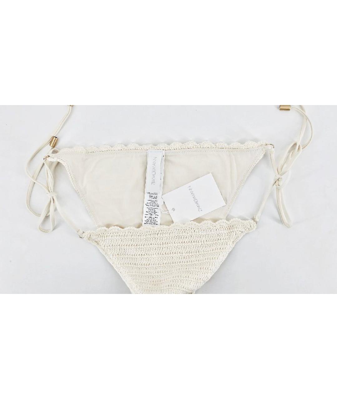 ZIMMERMANN Белый хлопковый купальник, фото 5