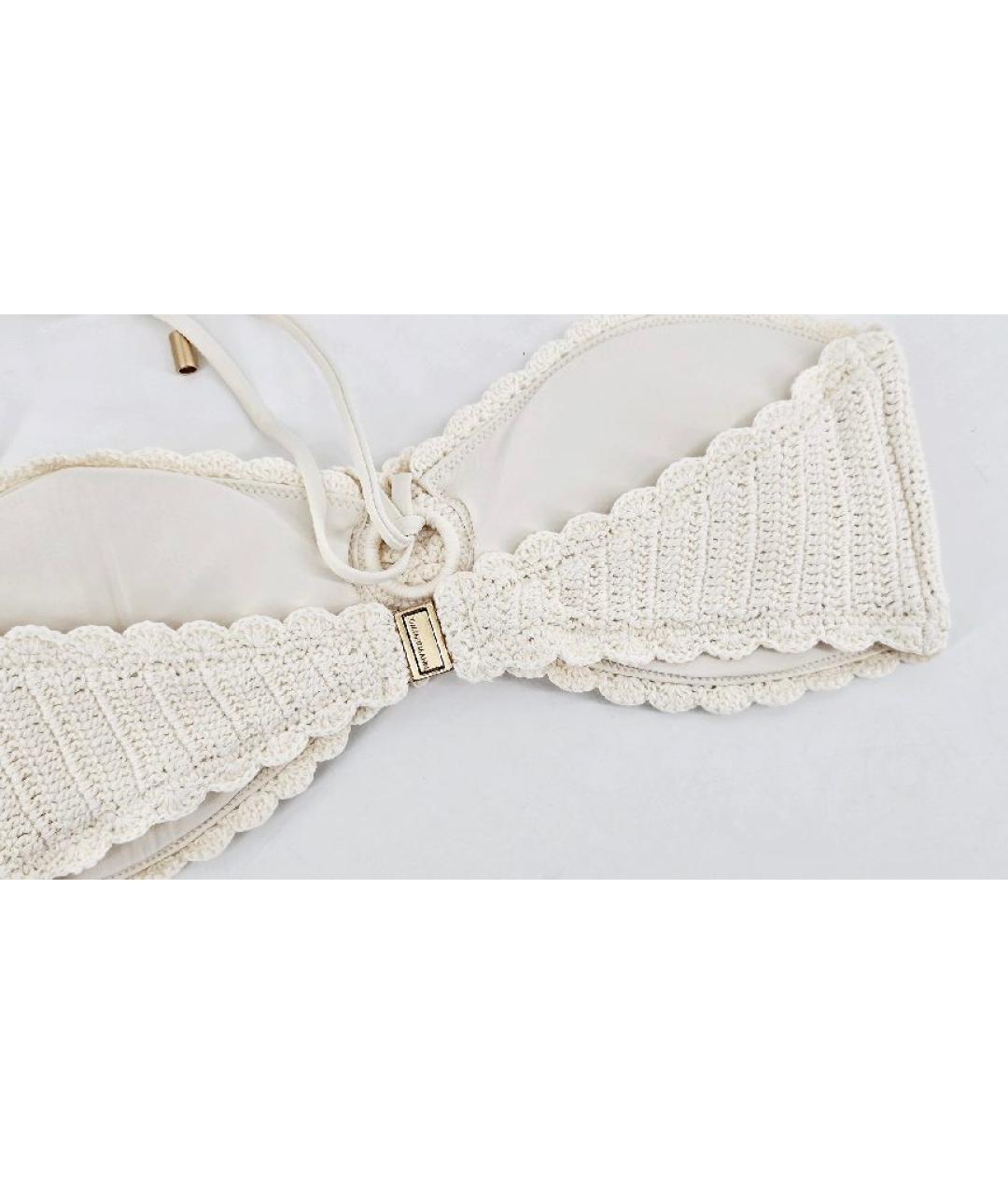 ZIMMERMANN Белый хлопковый купальник, фото 7