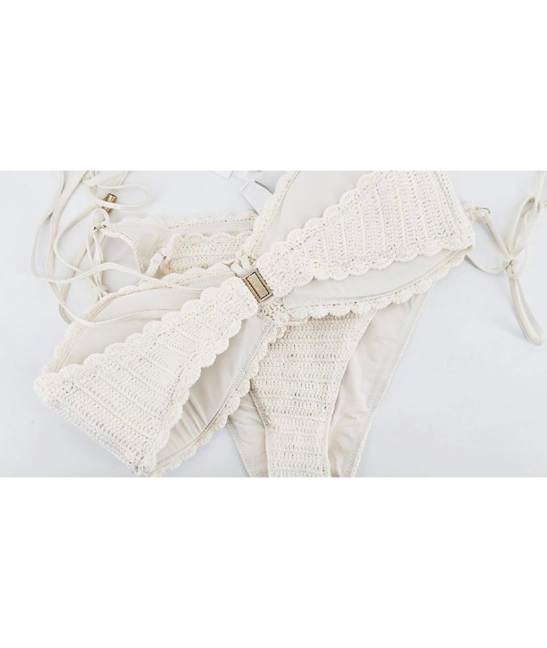 ZIMMERMANN Белый хлопковый купальник, фото 4