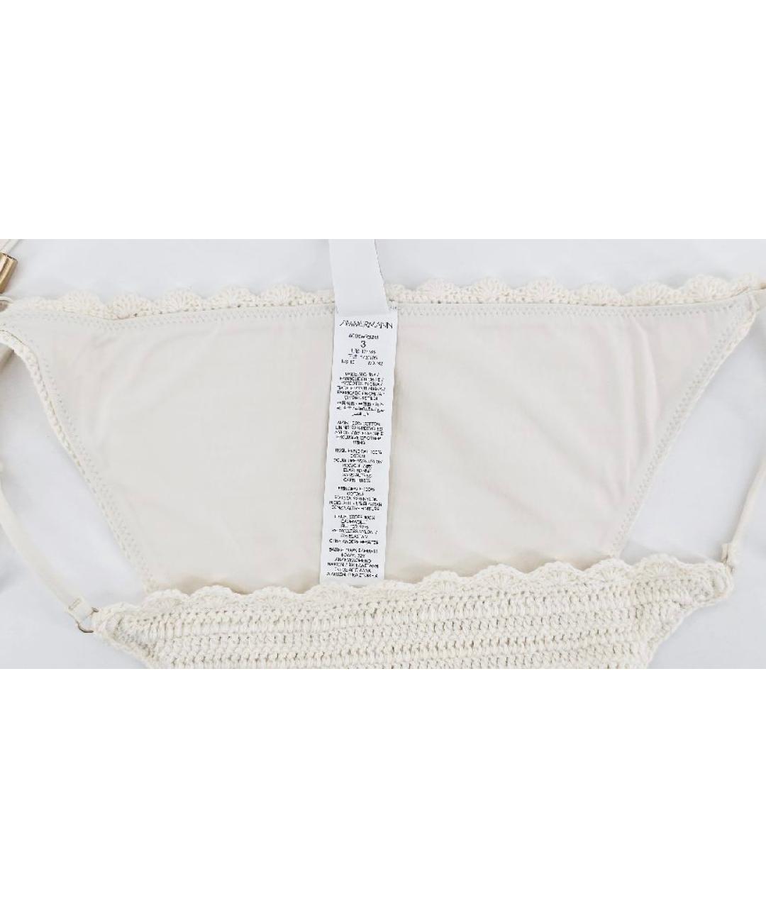 ZIMMERMANN Белый хлопковый купальник, фото 6