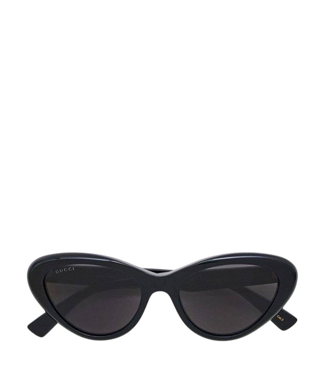 GUCCI Черные пластиковые солнцезащитные очки, фото 1