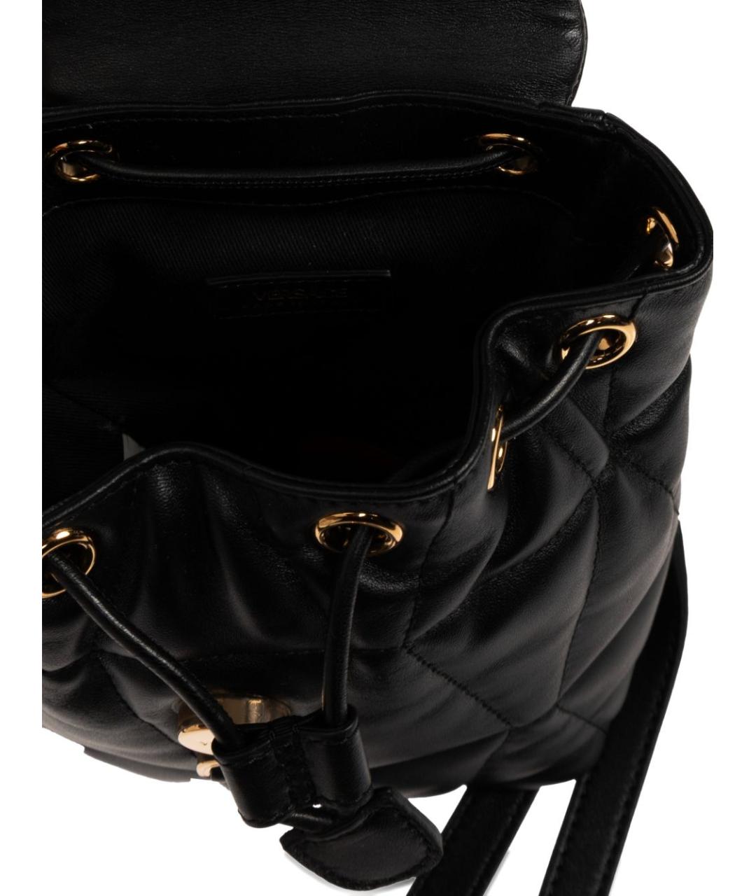 VERSACE Черный рюкзак, фото 4