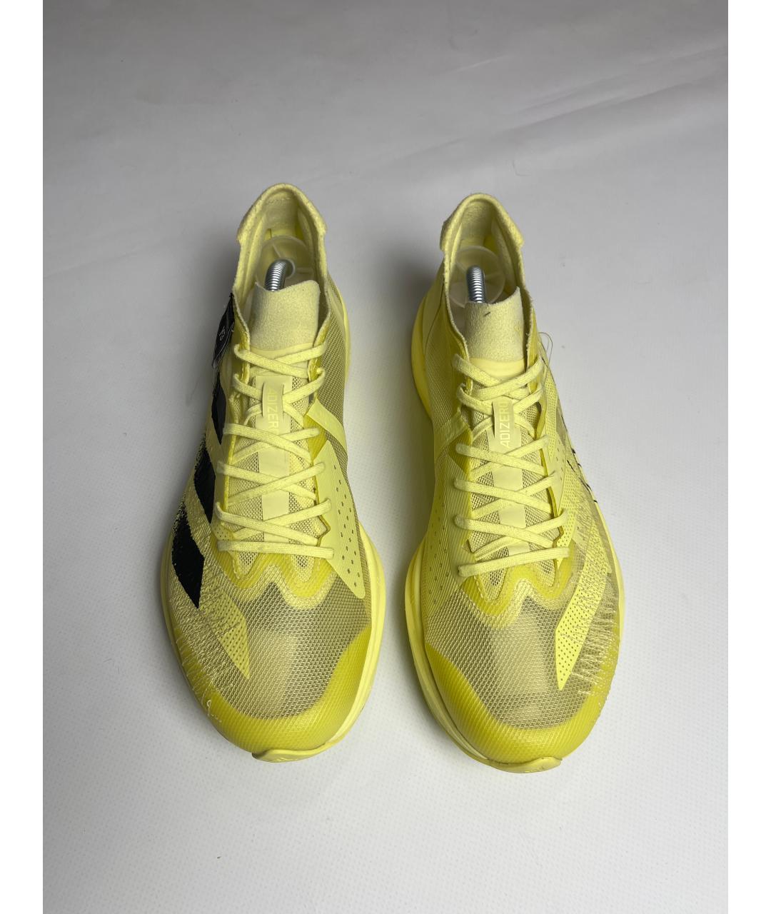Y-3 Желтые синтетические низкие кроссовки / кеды, фото 4