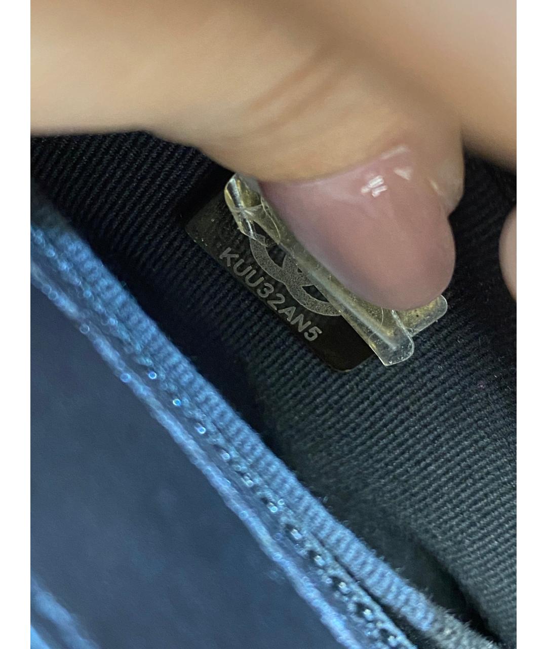 CHANEL Черная кожаная сумка с короткими ручками, фото 4