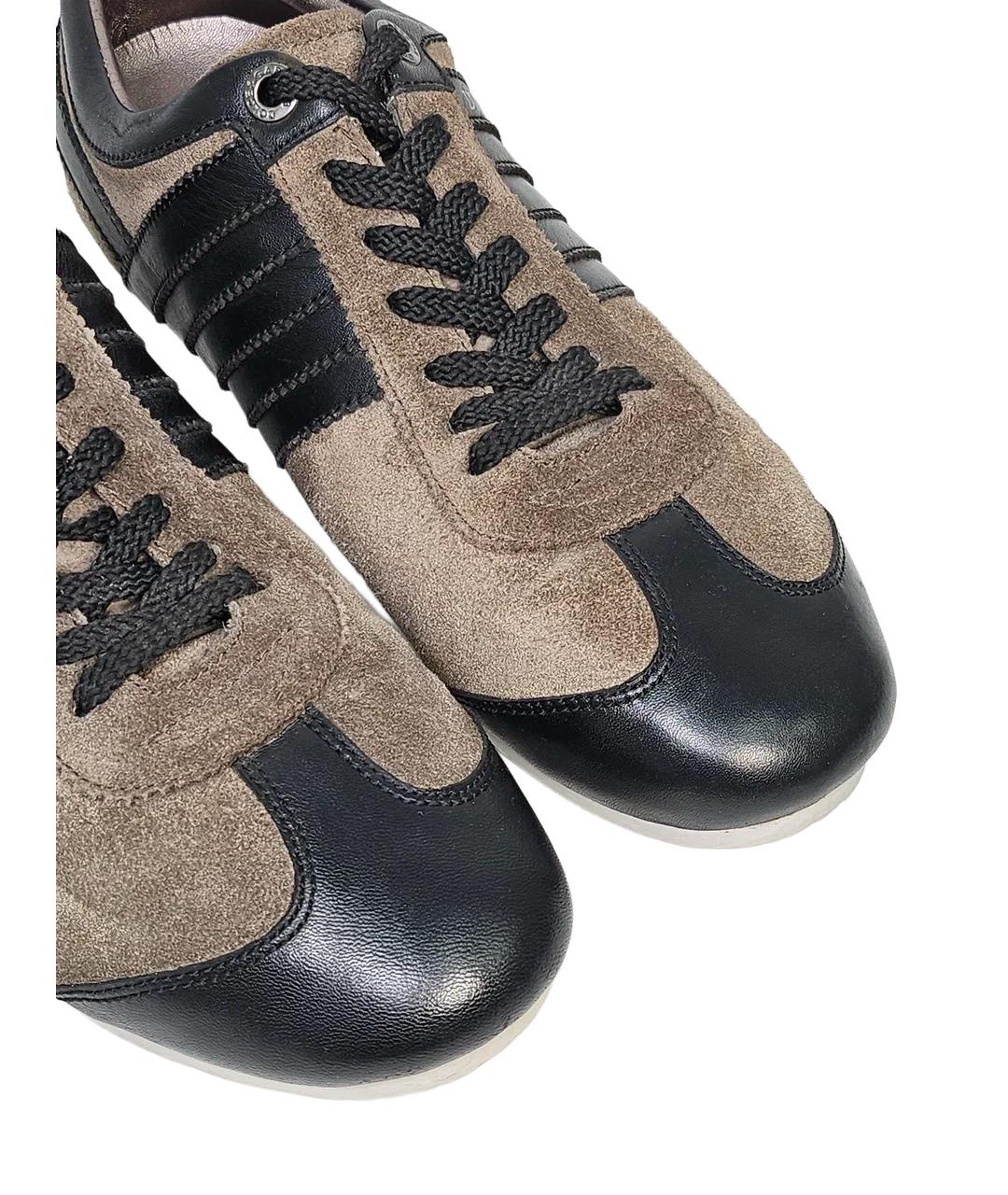 DOLCE&GABBANA Мульти кожаные кроссовки, фото 5