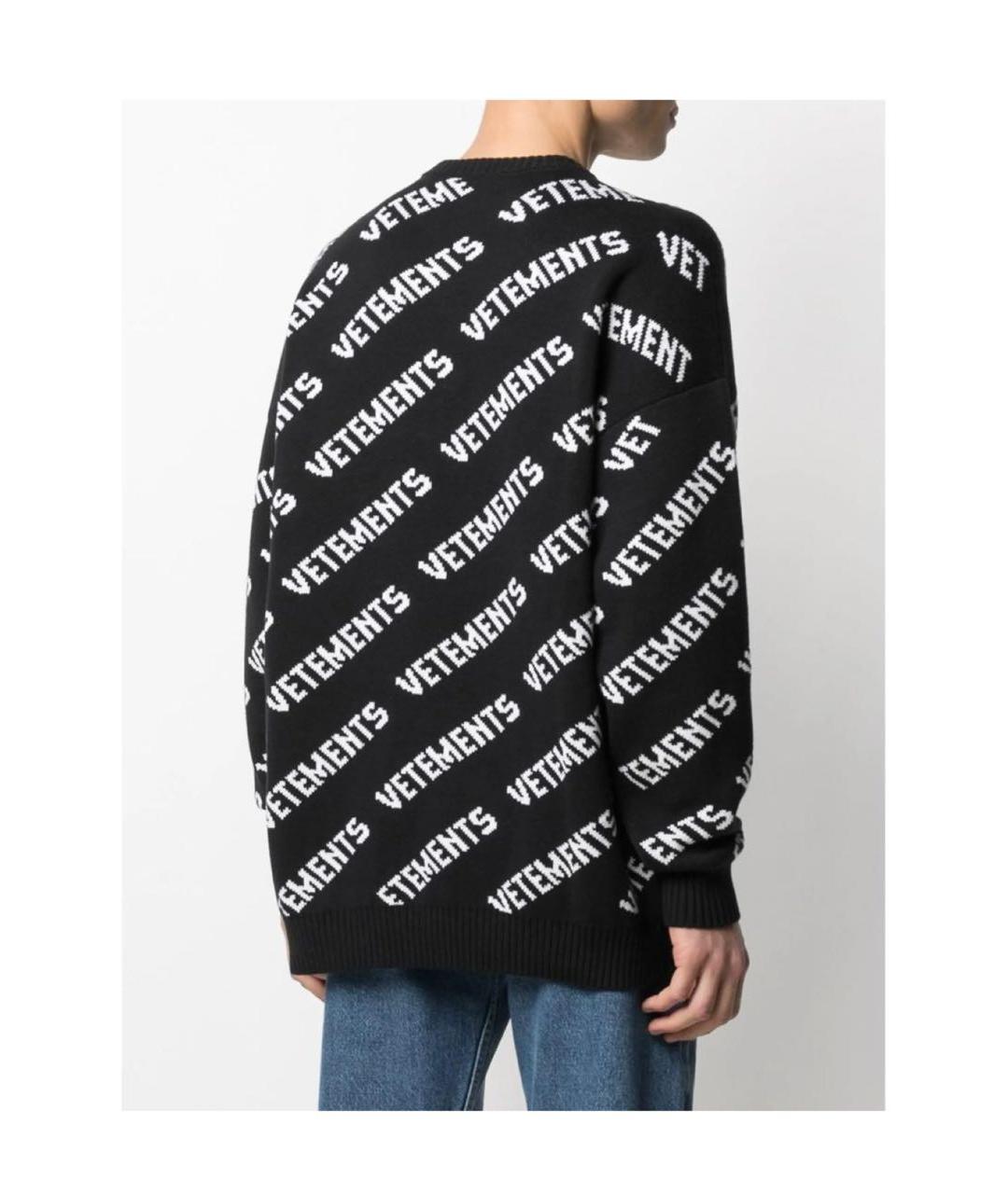 VETEMENTS Черный джемпер / свитер, фото 2