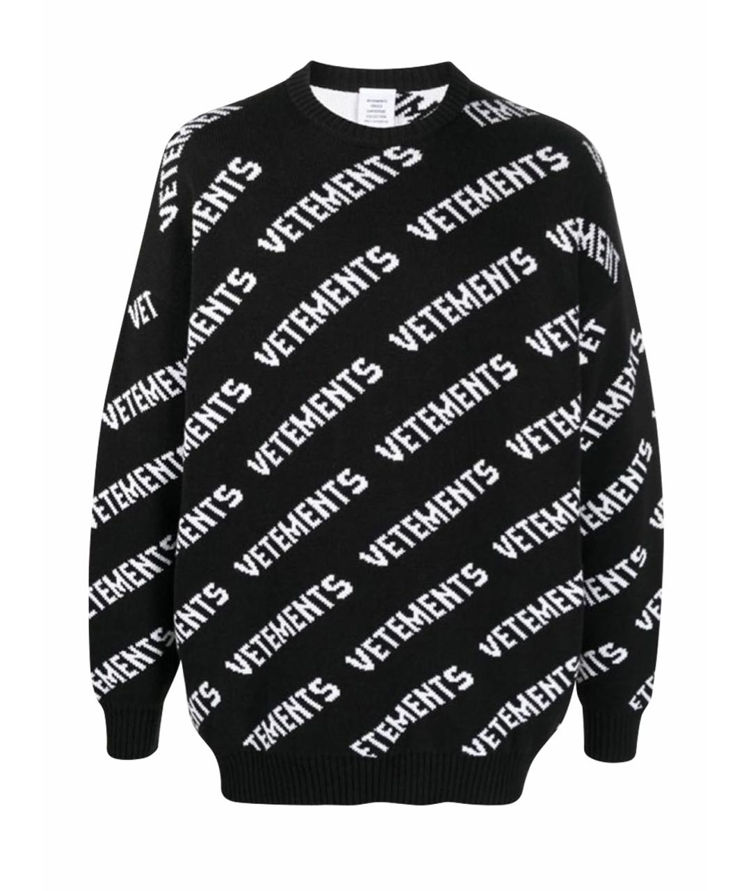 VETEMENTS Черный джемпер / свитер, фото 1