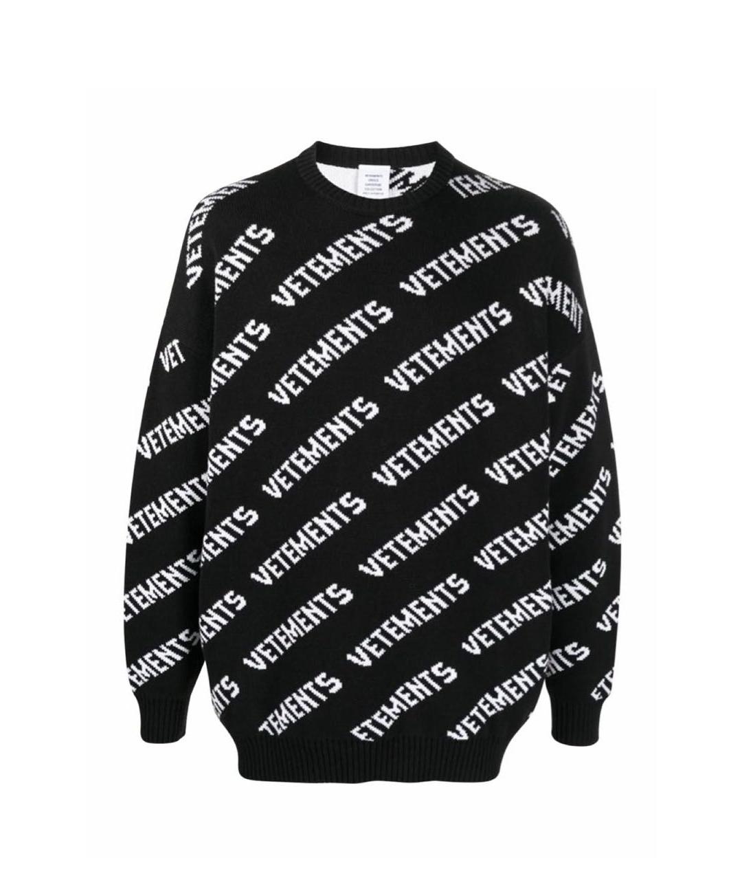 VETEMENTS Черный джемпер / свитер, фото 3