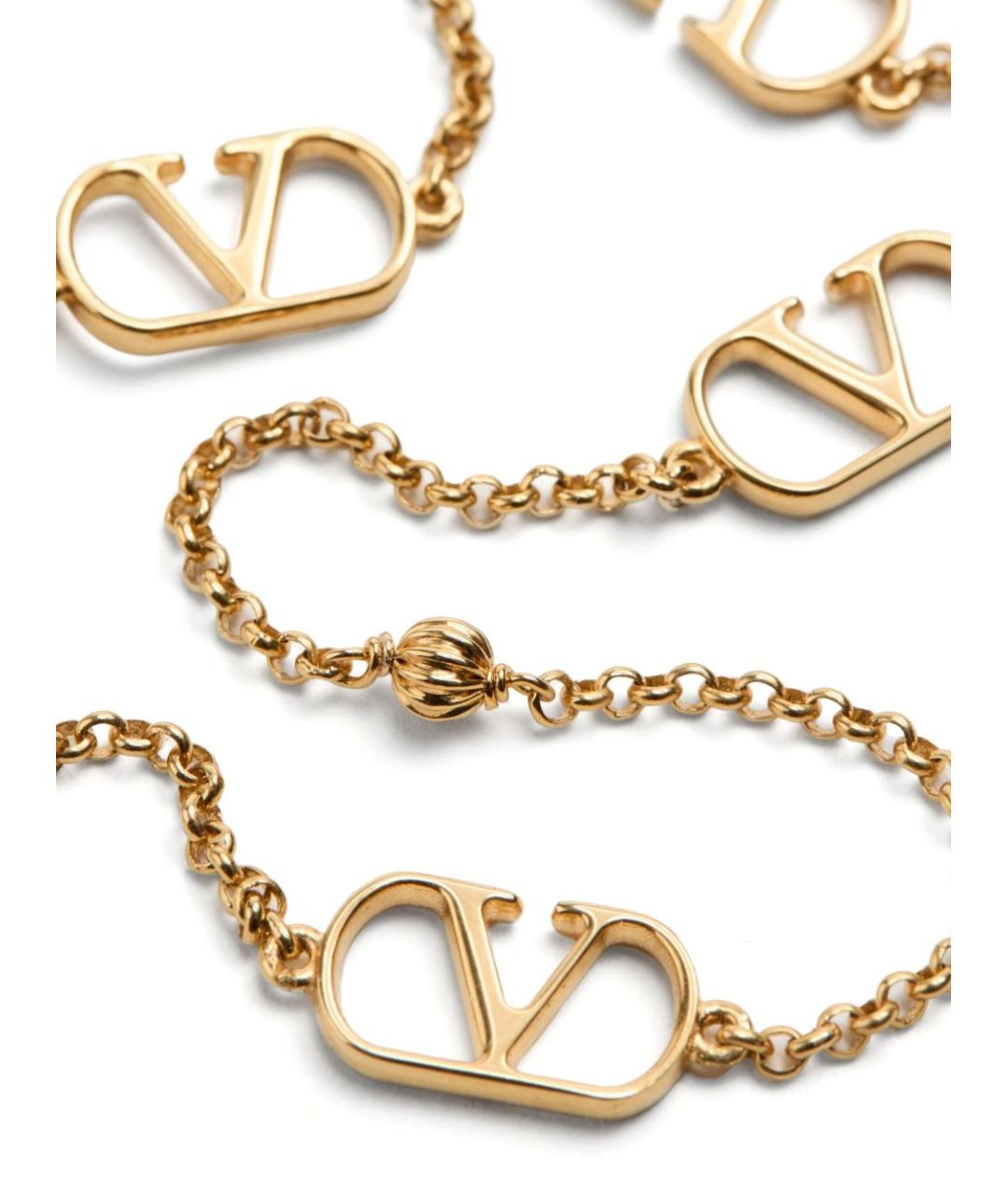 VALENTINO Золотое металлическое колье, фото 2