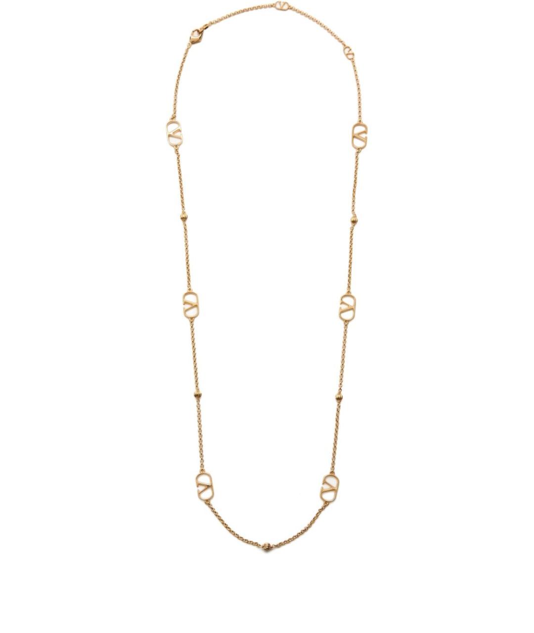 VALENTINO Золотое металлическое колье, фото 1